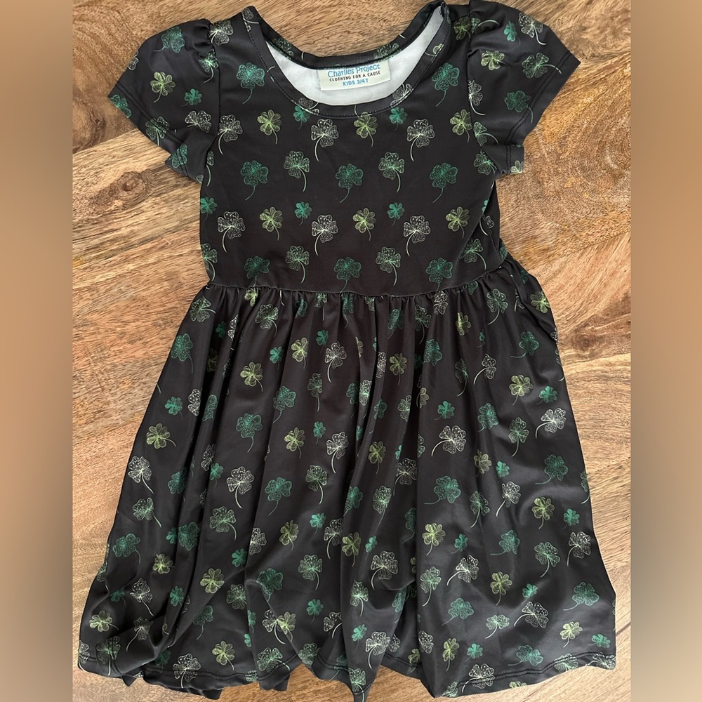 Charlie’s Project Shamrock 4 Leaf Clover Dress
